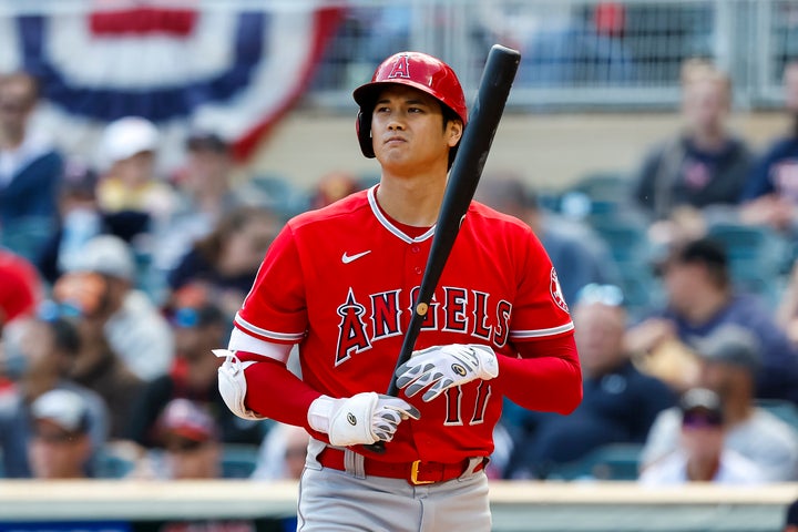 IYO SKYがSNSで公開した大谷翔平との写真が反響を呼んでいる。(C)Getty Images