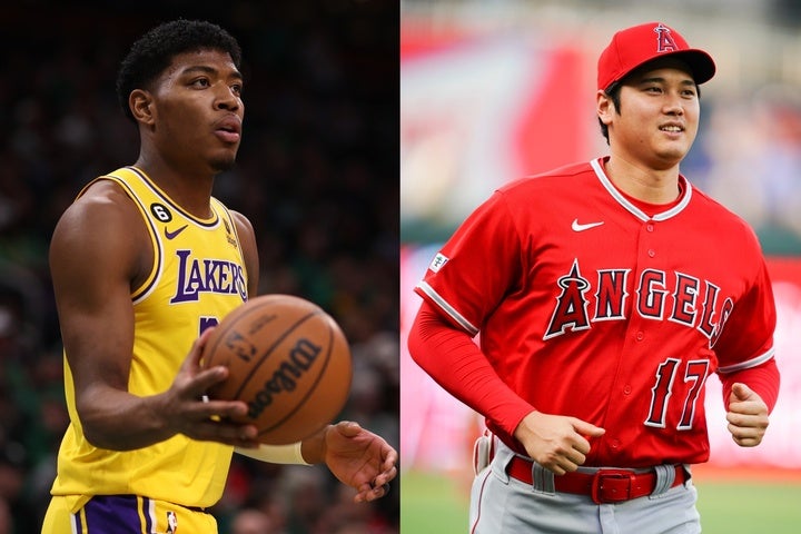 アメリカの地で躍動している八村（左）と大谷（右）。(C)Getty Images