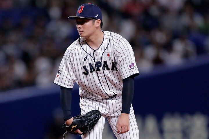 WBCでは公式球への対応にも苦労した松井。来季はピッチクロックとの戦いも待っている。(C)Getty Images