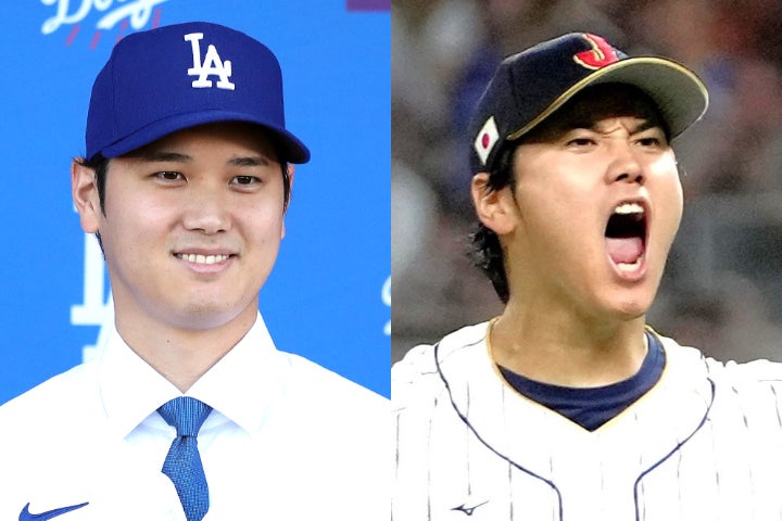 大谷の「ドジャースとの歴史的契約」と「WBC決勝でトラウトから奪った三振」が、2023年の“熱狂した瞬間”に選ばれた。(C)Getty Images