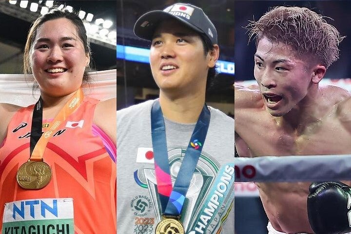 2023年の日本スポーツ界に衝撃を与えた10大ニュースを選出。(C) Getty Images,THE DIGEST写真部