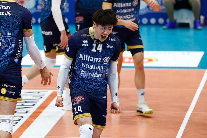 19得点でチームの勝利に貢献した石川。(C) Lega Pallavolo Serie A