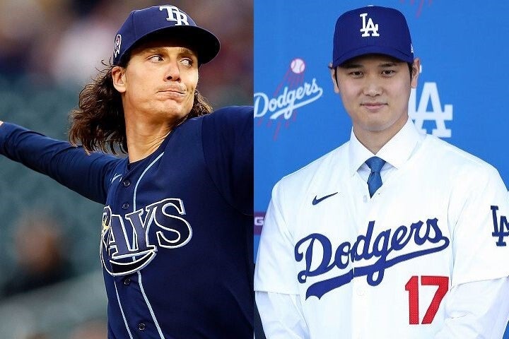 新シーズンは同僚として共闘するグラスノーと大谷。(C) Getty Images
