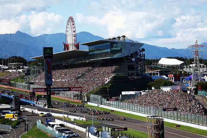 F１の日本GPが開催される鈴鹿サーキット。海外メディアからも高い評価を受けている。(C) Getty Images