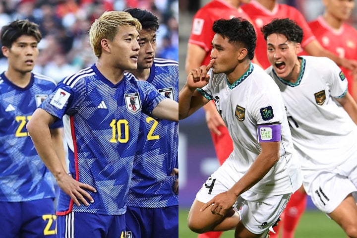 日本対インドネシアの一戦は、決勝トーナメント１回戦で対戦する可能性がある韓国も注目する。写真：梅月智史（THE DIGEST写真部）、(C)Getty Images