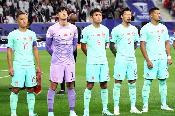 中国はタジキスタンとレバノンに引き分け、カタールに敗戦。アジアカップで同国史上初となる未勝利で大会を後にした。(C)Getty Images