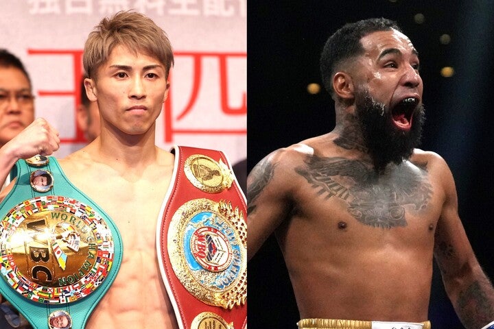 米ESPNが井上（左）とネリ（右）のビッグマッチが５月の東京D開催が決定的になったと報じた。写真：福冨倖希、Getty Images