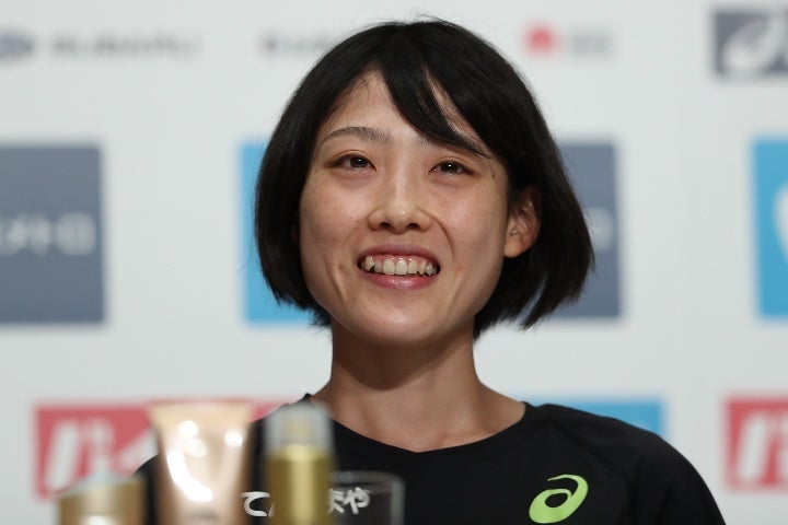 東京五輪代表の前田は大阪国際女子マラソンで日本記録を更新した。(C) Getty Images
