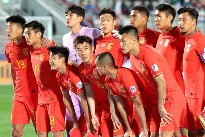 中国代表はグループステージの３試合で１ゴールも決めることができず、アジアカップで同国史上初となる０得点・未勝利で大会を後にした。(C)Getty Images