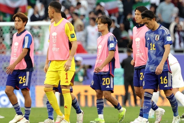 日本は90＋６分にPK決められ、イランに１―２で敗戦。準々決勝で姿を消した。(C)Getty Images