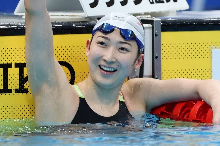 運動能力の高さを発揮した池江。(C)Getty Images