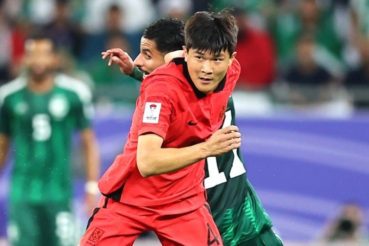 韓国代表はアジアカップ準決勝のヨルダン戦で敗戦。守備の要キム・ミンジェの出場停止が痛恨だった。写真：梅月智史（THE DIGEST写真部）