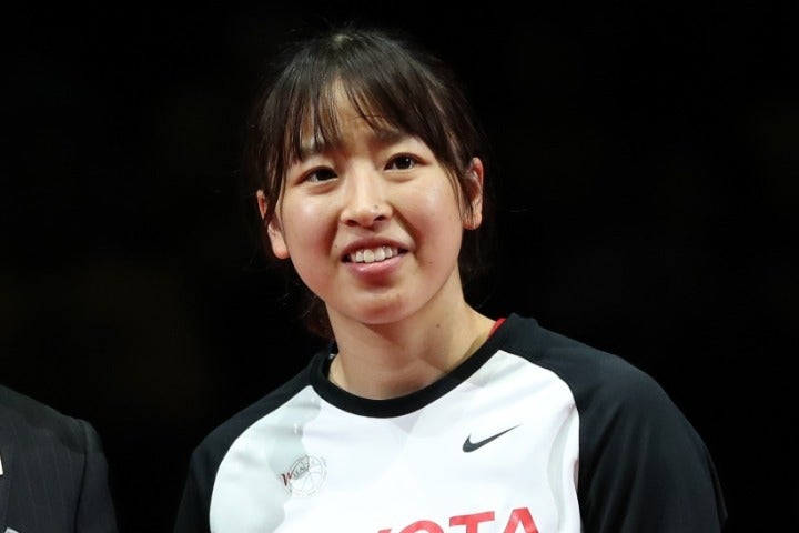 東京五輪ではバスケットボール女子日本代表の銀メダル獲得に貢献した三好さん。(C) Getty Images