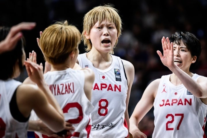 日本は最終カナダ戦でパリ五輪の出場権をかける。(C)FIBA