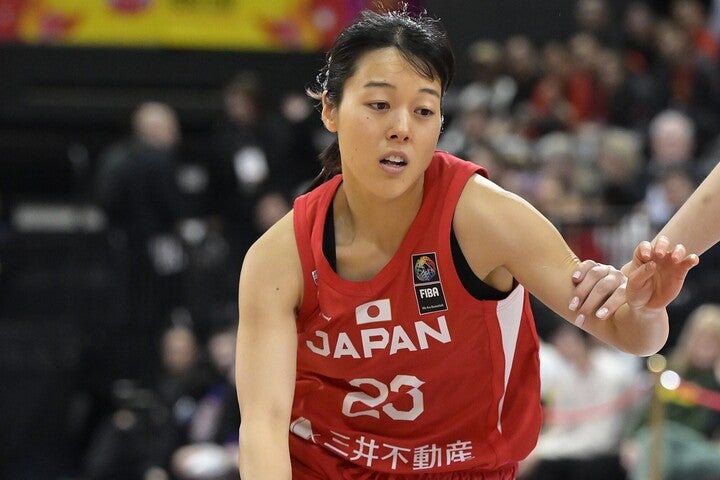 日本をパリ五輪に導く原動力となった山本を、FIBA公式も絶賛した。(C)Getty Images
