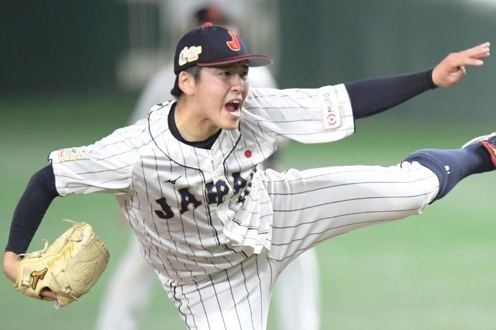 侍ジャパンにも選ばれた隅田。今シーズンの飛躍が期待される。写真：鈴木颯太朗