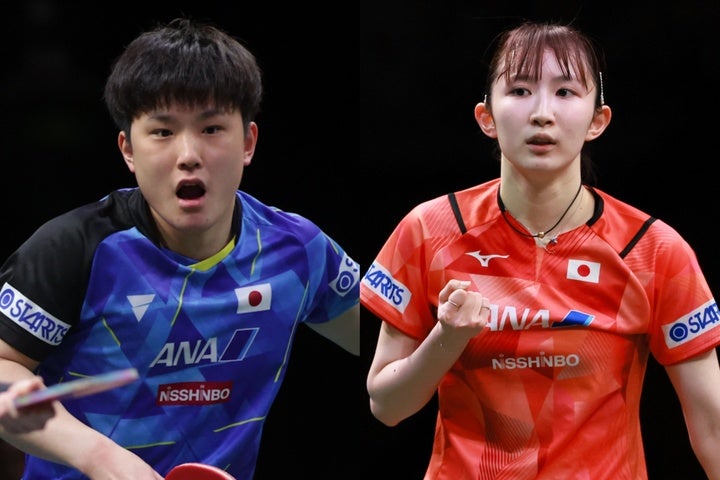 22日の準々決勝で日本は男女が同時間帯での試合開始が決定した。(C)WTT、Getty Images