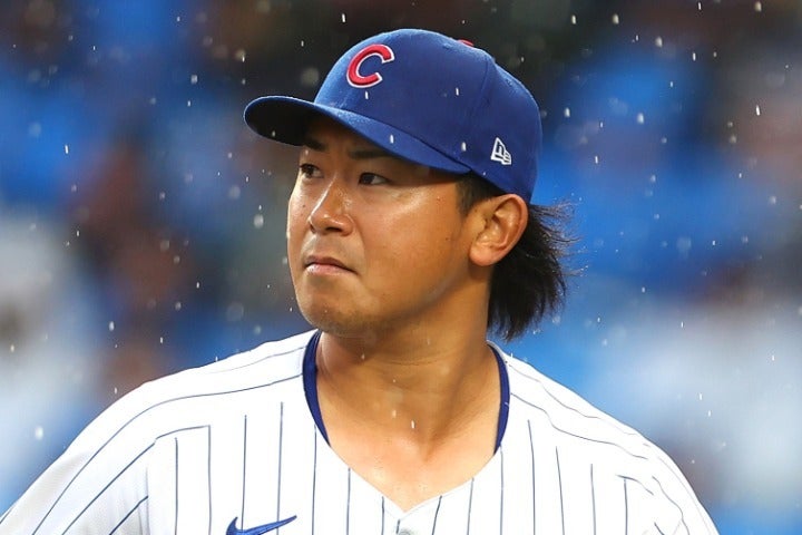 ドジャース戦に先発した今永は、４回を投げて無失点とMLBデビュー戦に続いて好投した。(C)Getty Images