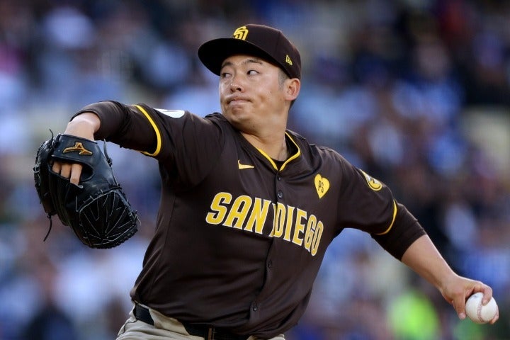 メジャー１年目のパドレス・松井。14日のドジャース戦で完璧な救援をみせ、今季日本人最多タイとなる２勝目を挙げた。(C)Getty Images