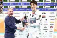 今季最高のパフォーマンスでMVPに選出された石川。チームをリーグ３位に導いた。(C) Getty Images