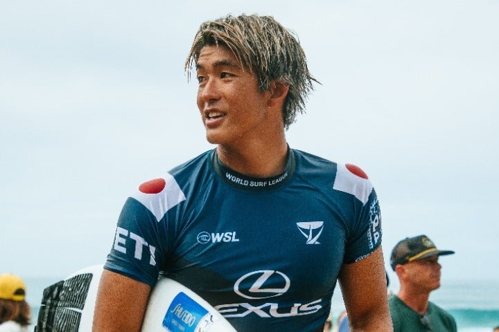 ５月22日からタヒチで行なわれるCT第６戦に出場の五十嵐カノア。(C)WSL/Tony Heff