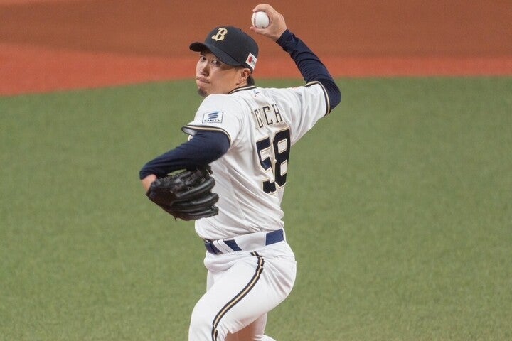 新天地オリックスで好投を見せる井口。セットアッパーとしても期待される。写真：野口航志（DsStyle）