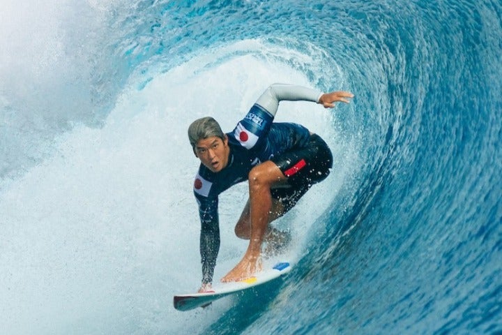 世界最高峰プロツアーCT第６戦に参戦中の五十嵐カノア。(C)WSL/Matt Dunbar