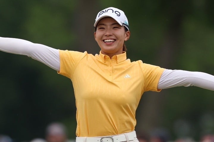 渋野は全米女子OPを単独２位で終えた。(C)Getty Images