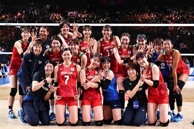 水曜日に運命のカナダ戦を戦う日本女子代表。勝てばパリ行きは決定的となる。写真：梅月智史（THE DIGEST写真部）