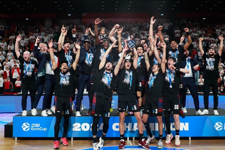 フランスの新興クラブ「パリ・バスケットボール」。来季から欧州最高峰のユーロリーグに参戦する。(C)Getty Images