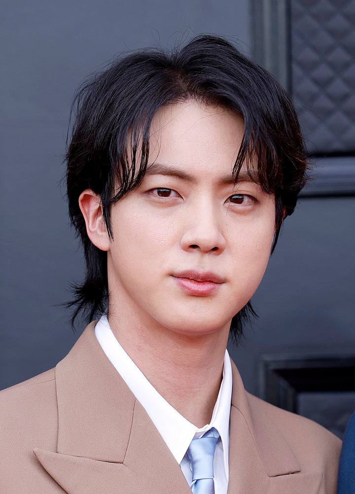 BTSで最年長としてグループを牽引するJINさん。(C)Getty Images