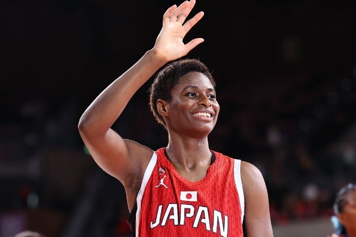 女子バスケットボール日本代表の馬瓜エブリン。写真：梅月智史（THE DIGEST写真部）