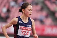 初出場の日本選手権でドルーリーは女子1500m７位入賞を果たした。写真：田中研治（THE DIGEST写真部）