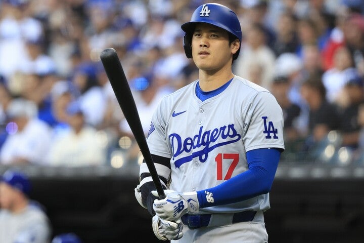 また新たな偉業を達成した大谷。メジャー通算200本塁打は日本人選手初の記録だ。(C)Getty Images