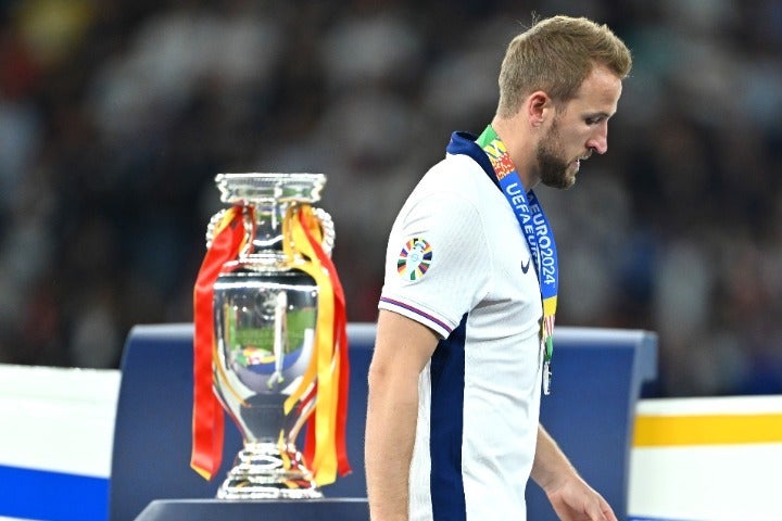 EURO2024では出場７試合で３ゴールを決めたケイン。しかし、優勝トロフィーにはあと一歩届かなかった。(C)Getty Images