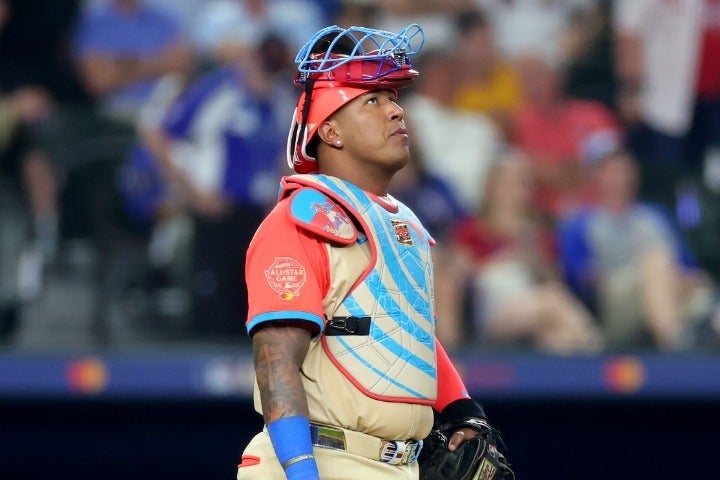 MLBオールスターゲームに出場したロイヤルズのペレス捕手。(C) Getty Images