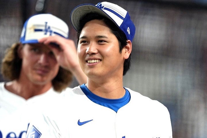 日本人初の４年連続30本塁打を達成した大谷。日米通算250号まで、あと１本に迫っている。(C)Getty Images
