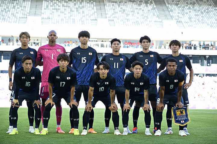 初戦を大勝でモノにしたU-23日本代表。２戦目のマリ戦は日本時間の28日早朝に行なわれる。写真：金子拓弥（JMPA代表撮影）