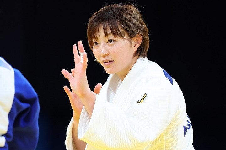 柔道女子48キロ級の角田。写真：YUTAKA/アフロスポーツ