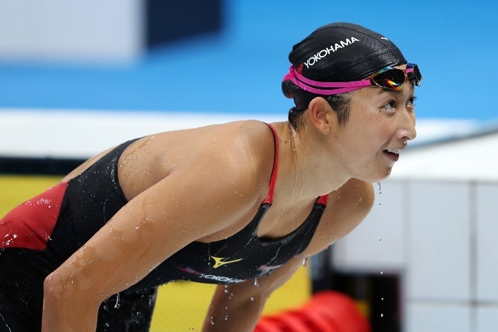 池江は100ｍバタフライ準決勝で決勝進出ラインの上位８人に残れなかった。(C)Getty Images