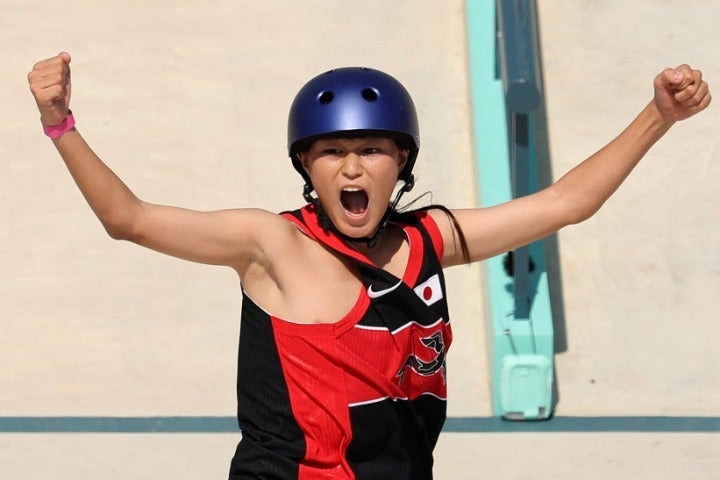 スケートボード・ストリート男子の日本代表、14歳の小野寺吟雲。(C) Getty Images