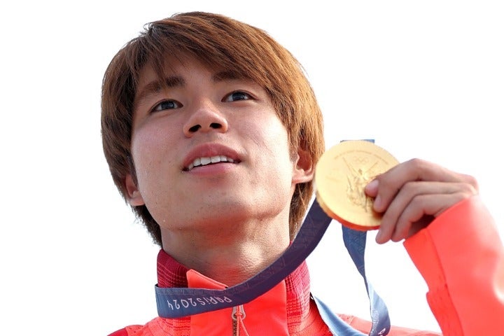 東京大会に続き、パリ五輪でも金メダルを獲得した堀米。(C)Getty Images