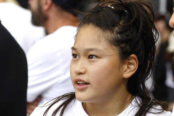 パリ五輪に出場し、予選14位で競技を終えた14歳の小野寺。(C)REUTERS／AFLO