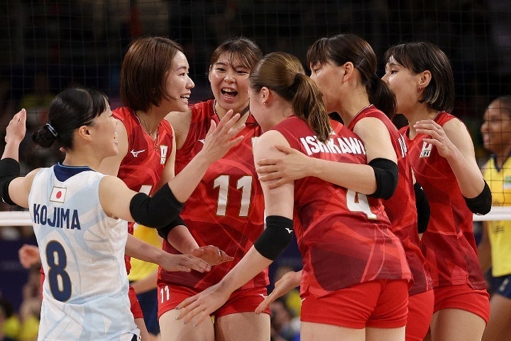 日本は強豪ブラジルに敗れ、自力での予選リーグ突破が厳しくなった。(C) Getty Images