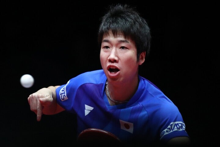 東京五輪の卓球混合ダブルスで金メダルを獲得している水谷隼氏。(C)Getty Images