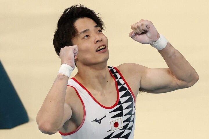 パリ五輪・体操男子の杉野正尭。(C) Getty Images