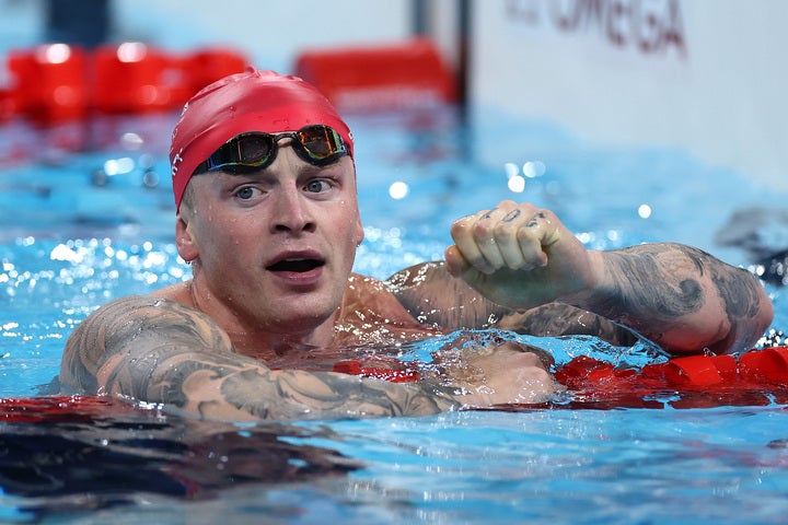 選手村での食生活に不満を漏らしたアダム・ピーティー。(C) Getty Images