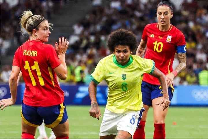 注目の一戦は、ブラジルの大勝に終わった。(C)Getty Images