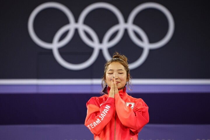 女子ブレイキンで初代女王に輝いたAMI。(C)Getty Images