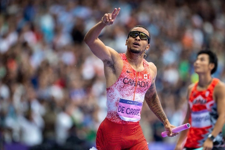 400ｍリレーで金メダルに輝いたカナダ。(C) Getty Images